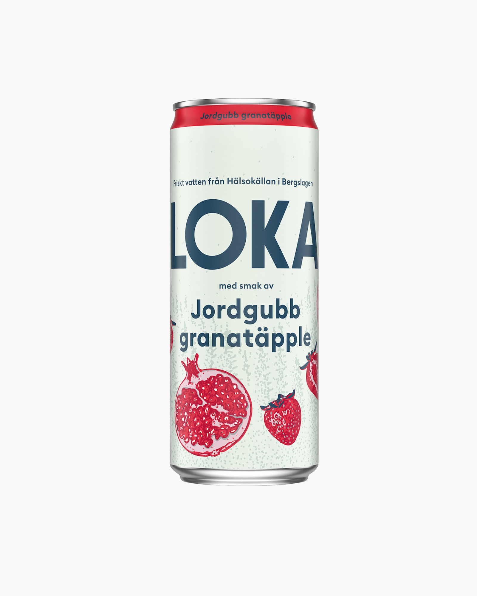 Loka Strawberry/Pomegranate - Carbonated Mineral Water