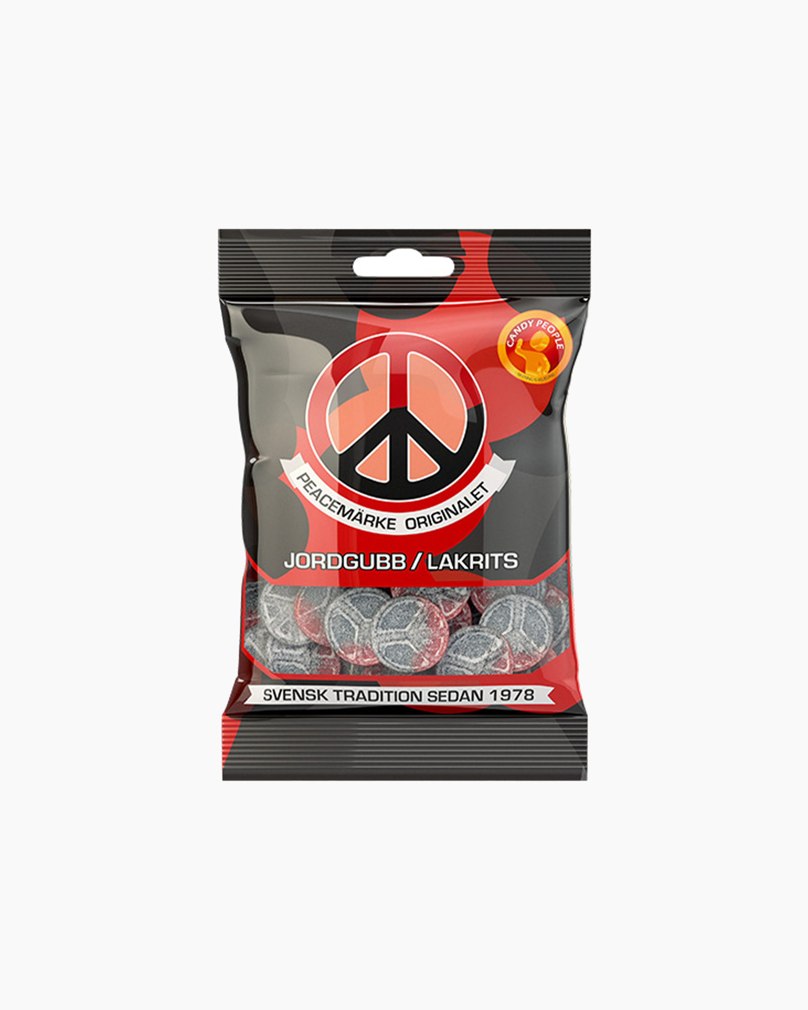 Candy People - Peacemärke – Strawberry/Licorice 80g