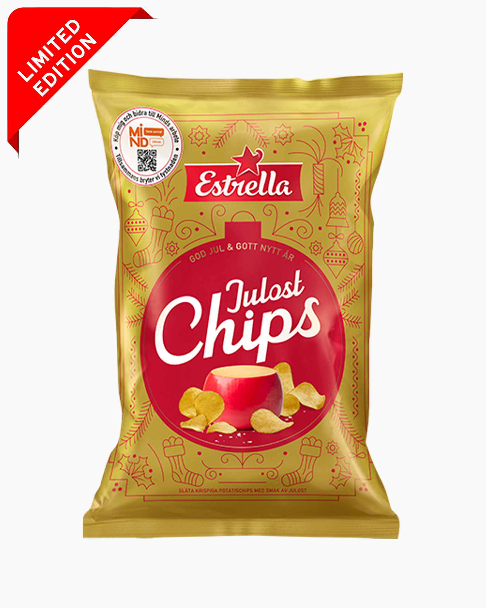 Estrella - Christmas Cheese Chips 250g (Limitied Edition)