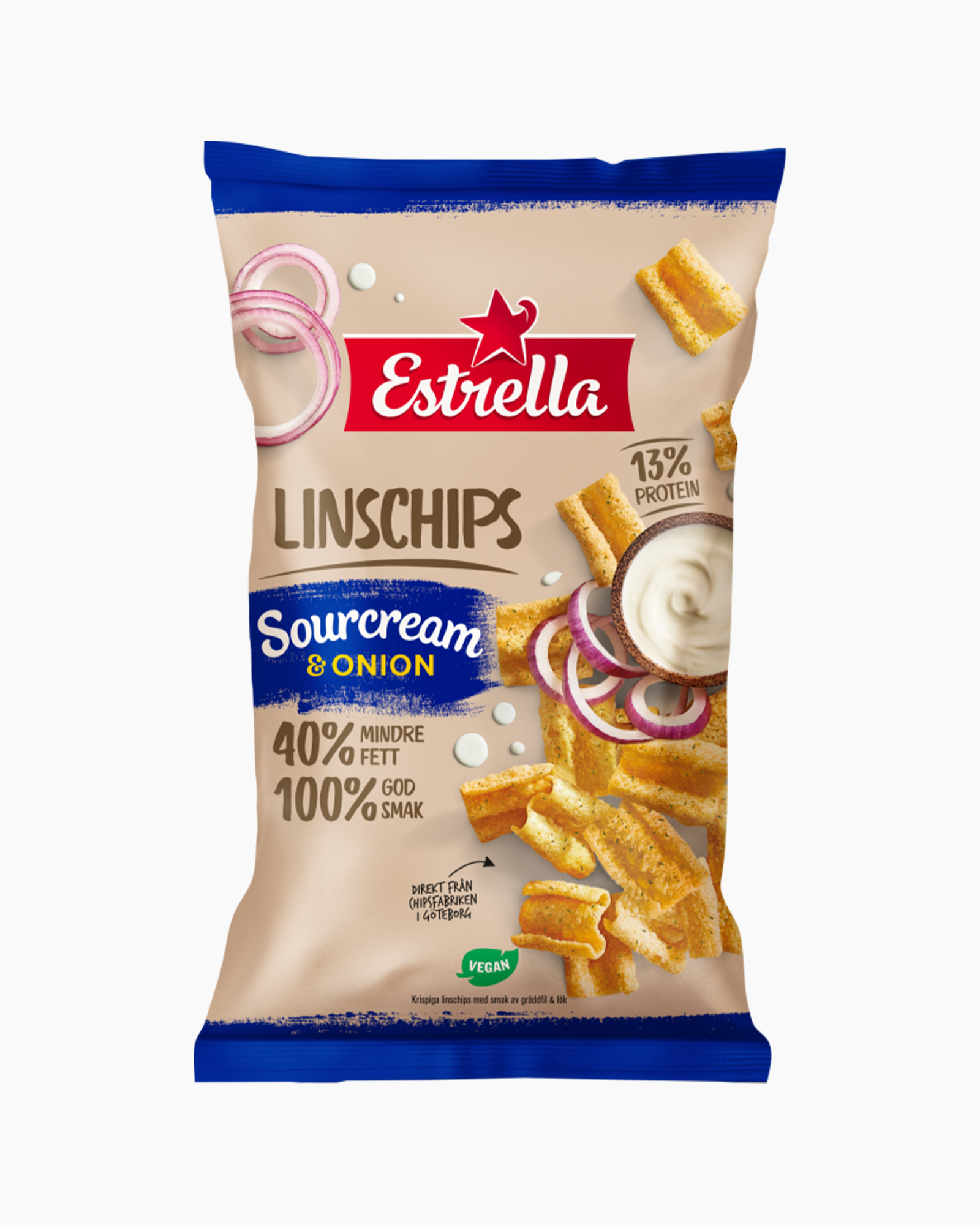 Estrella - Lentil Chips, Sour Cream & Onion 110g