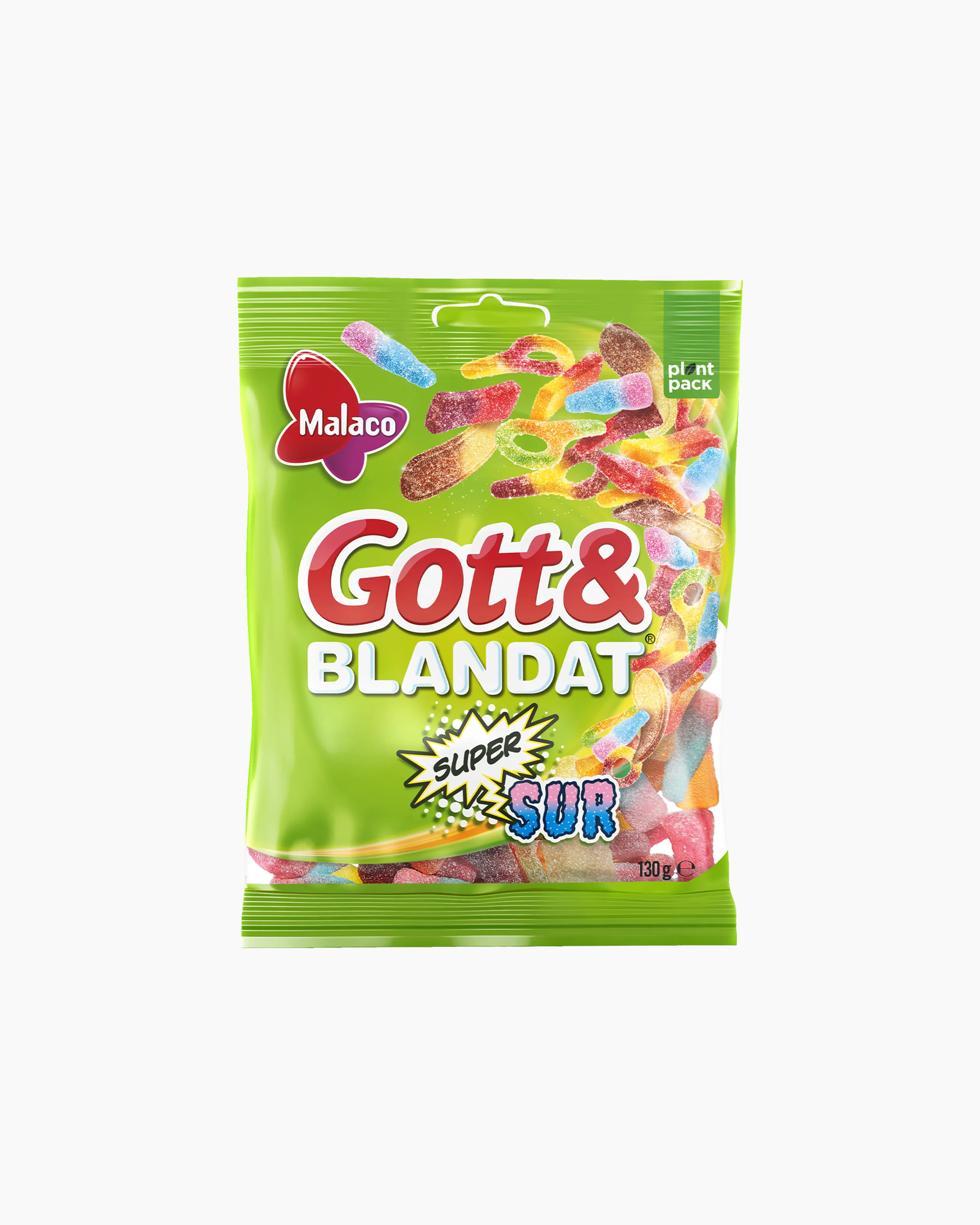 Malaco - Gott & Blandat Super Sour 130g