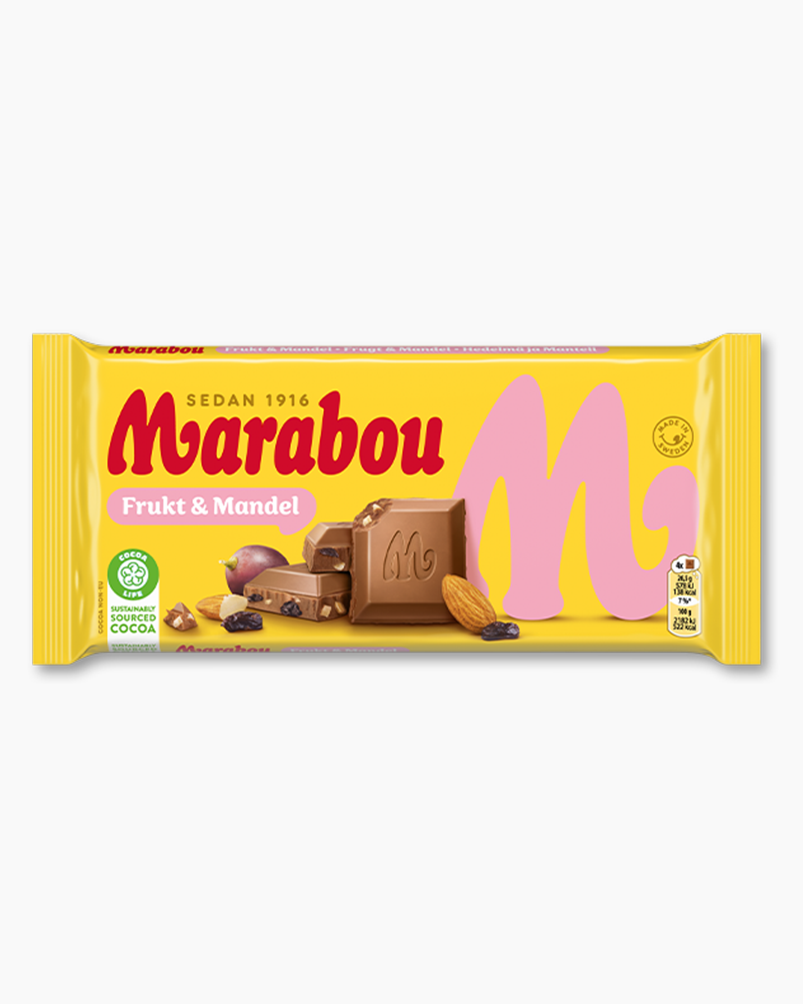 Marabou - Fruit & Almond 200g