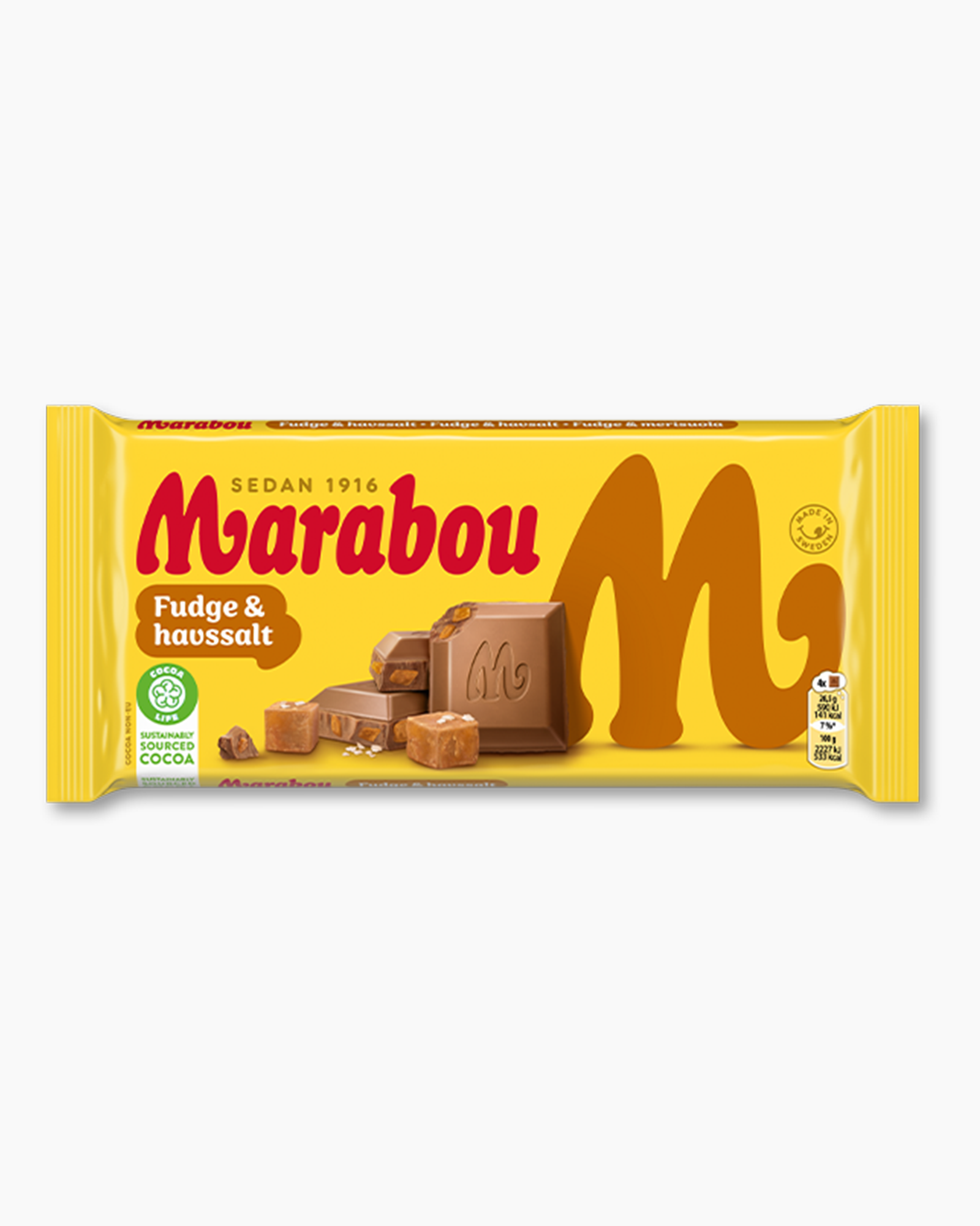 Marabou - Fudge & Sea Salt 185g