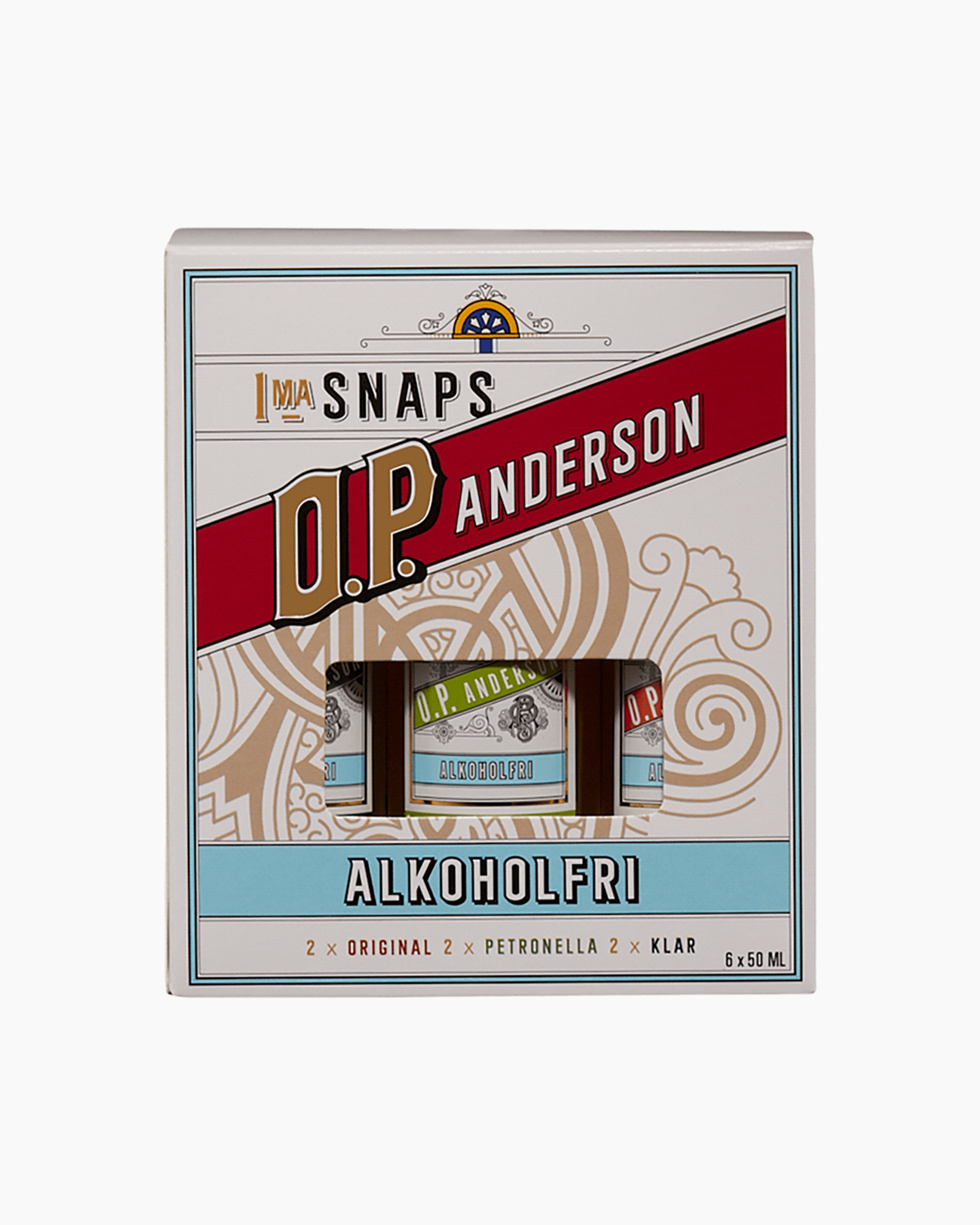 O.P. Anderson - Alcohol Free Snaps Mixpack of 6x5cl