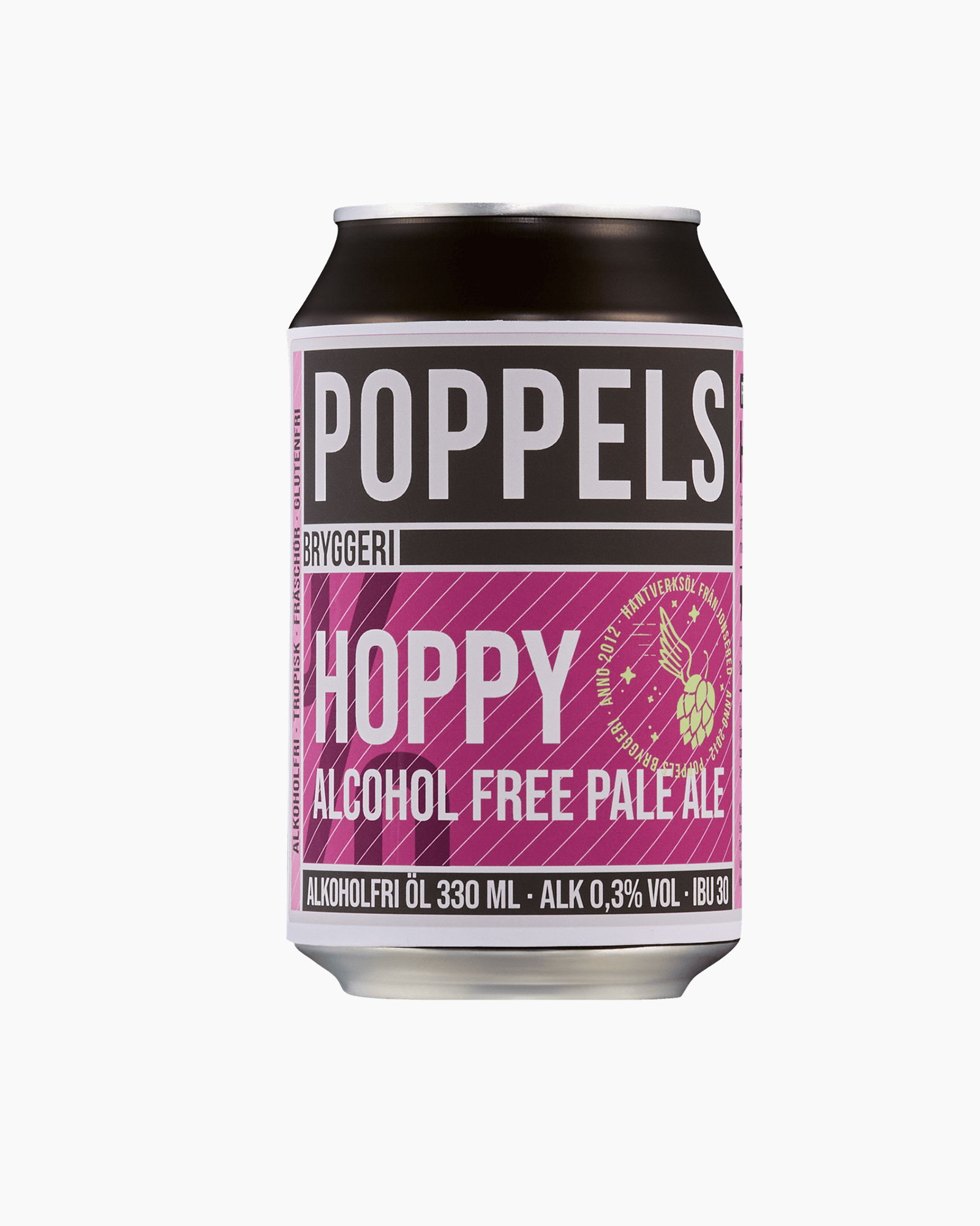 Poppels Hoppy Pale Ale - Alcohol Free Beer 33cl (Gluten Free)