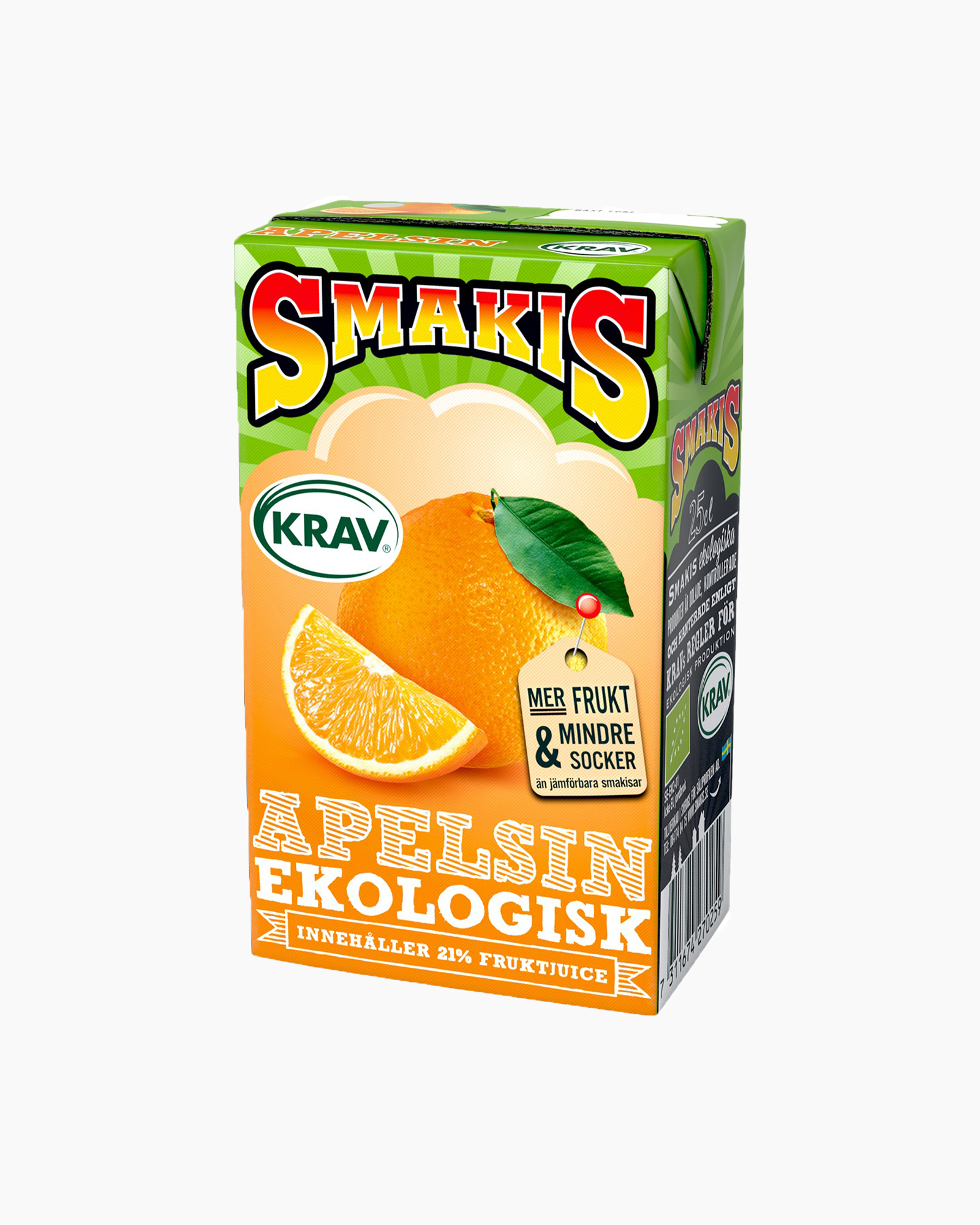 Smakis - Organic Orange Juice 25cl