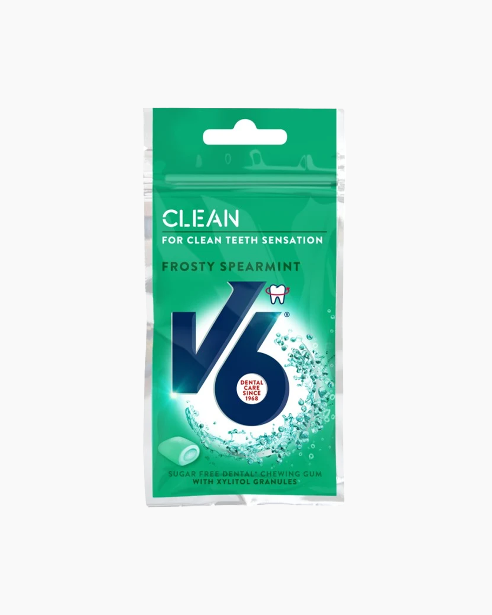 V6 - Frosty Spearmint Clean Chewing Gum 30g