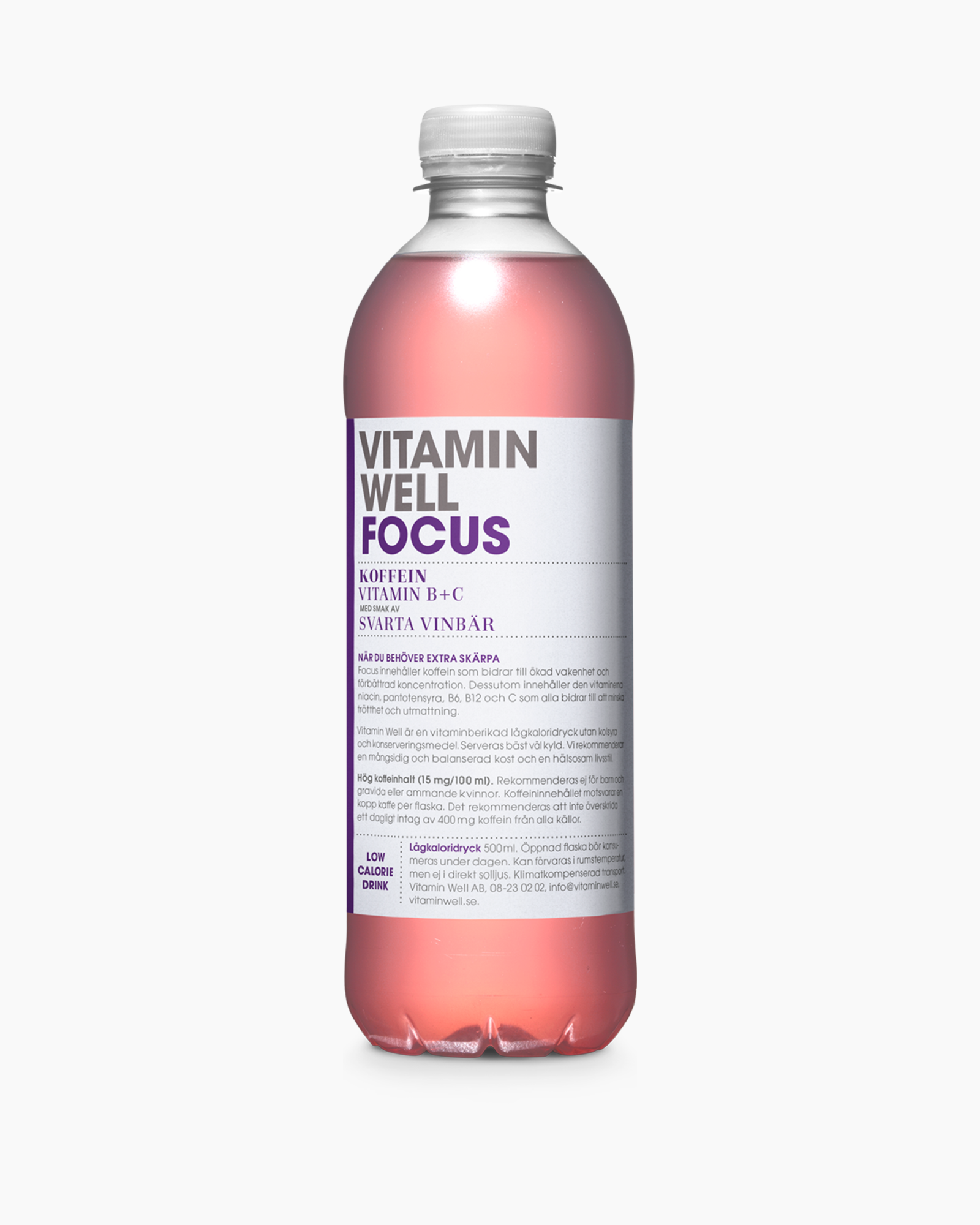 Vitamin Well Focus - Blackcurrant 50cl