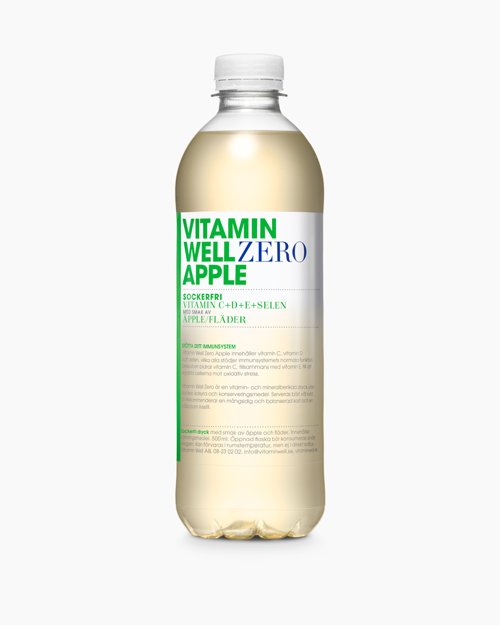 Vitamin Well Zero - Apple/Elderflower 50cl