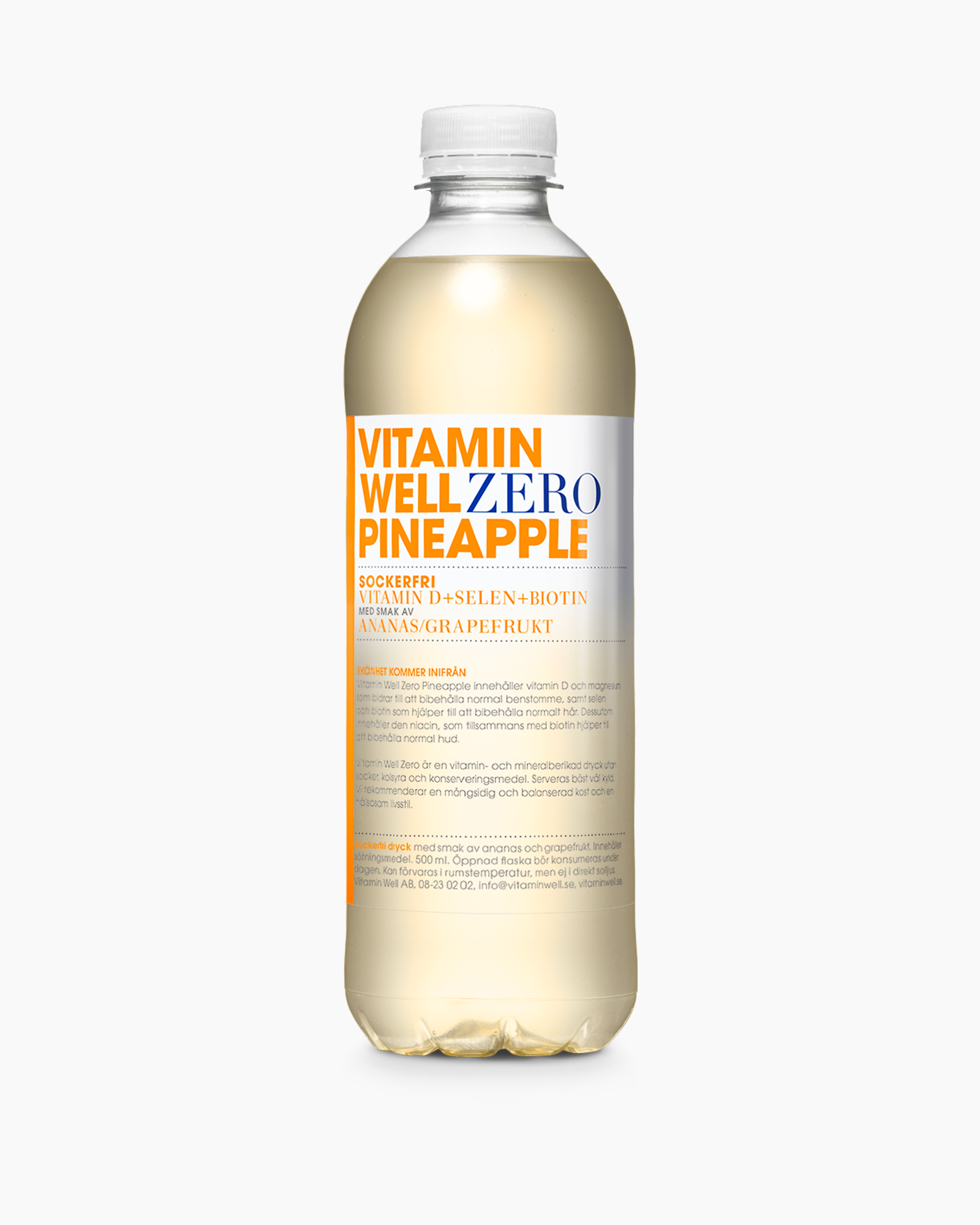 Vitamin Well Zero - Pineapple/Grapefruit 50cl